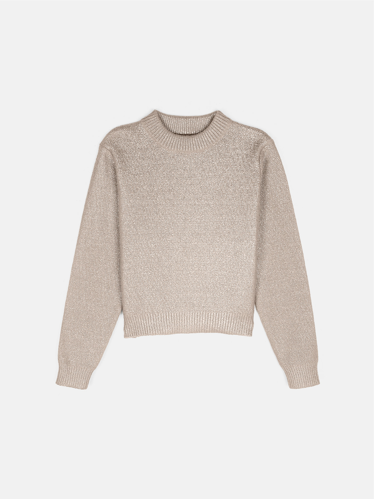 GATE Pulóver s fóliovým vzorom