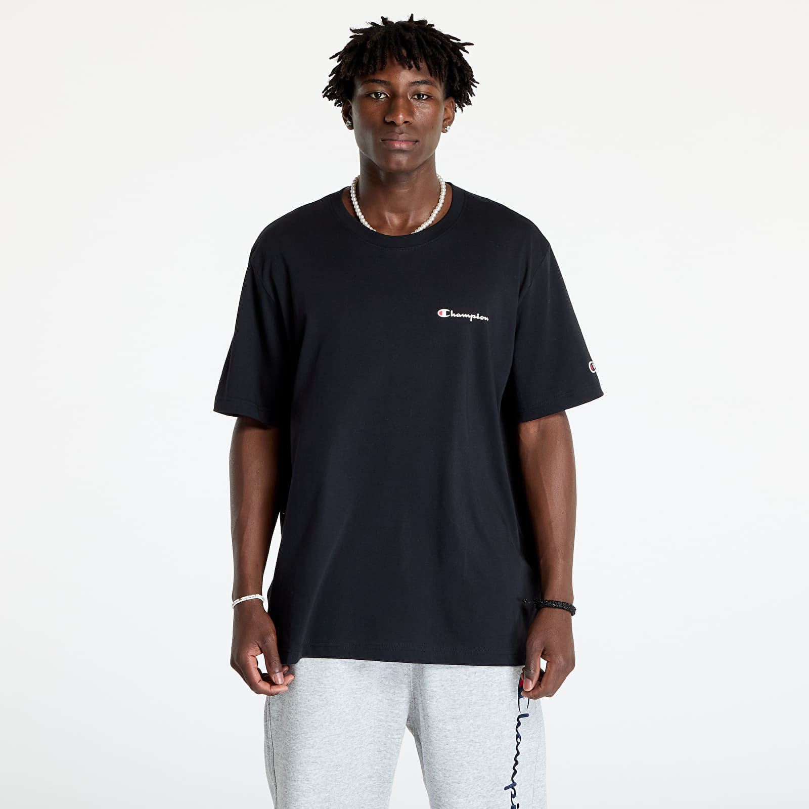 Tričko Champion SS Tee Black M