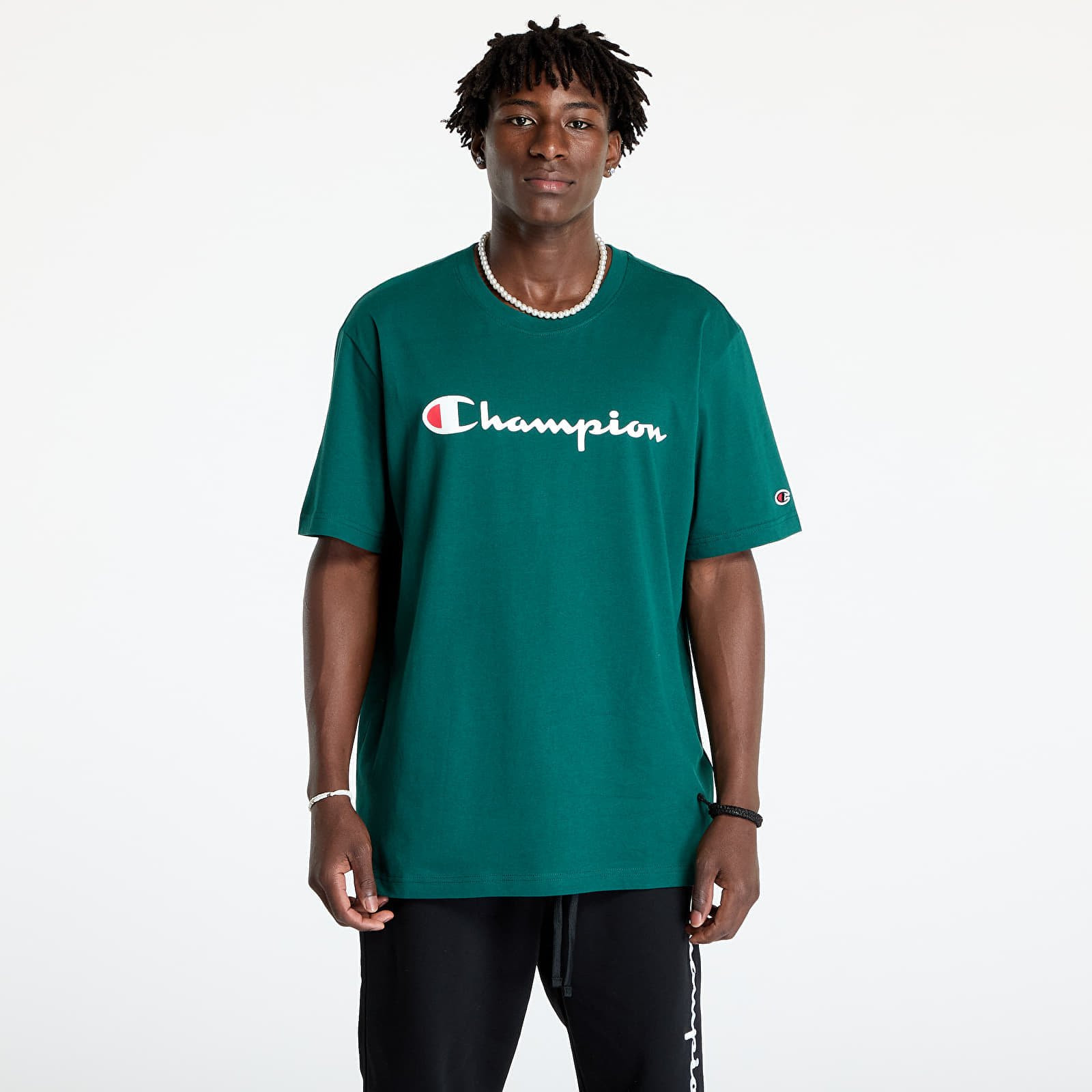 Tričko Champion SS Tee Green S