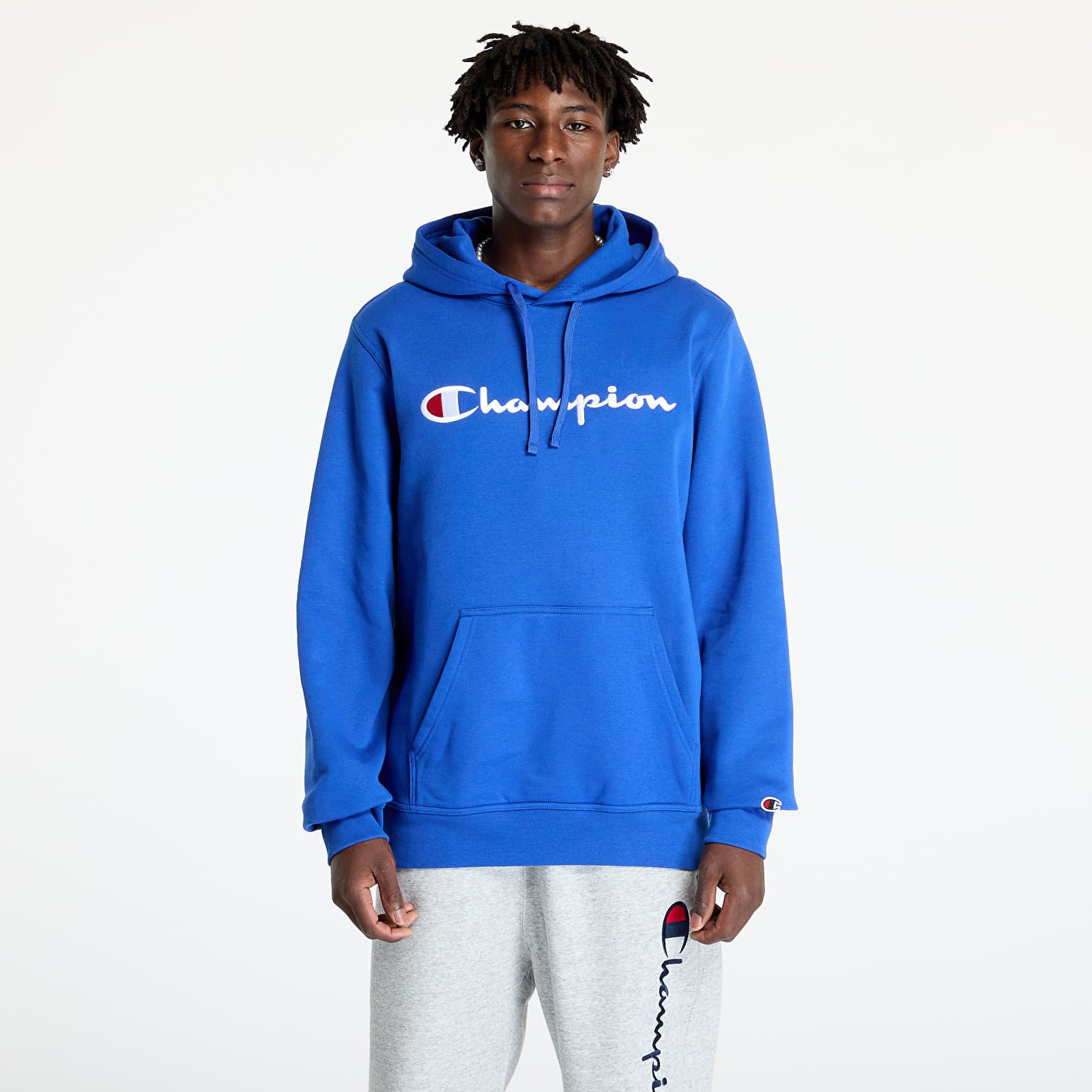 Mikina Champion Hooded Sweatshirt Blue XL
