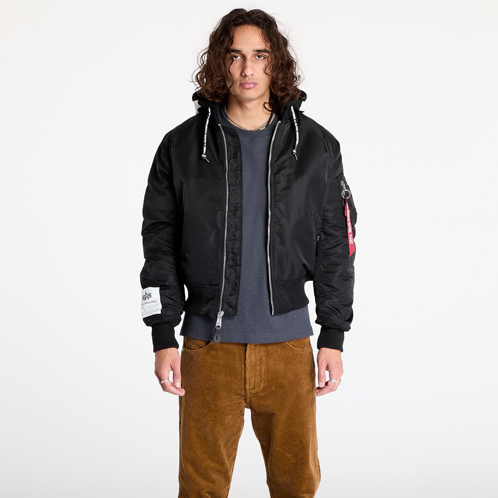 Bunda Alpha Industries MA-1 ZHP Black L