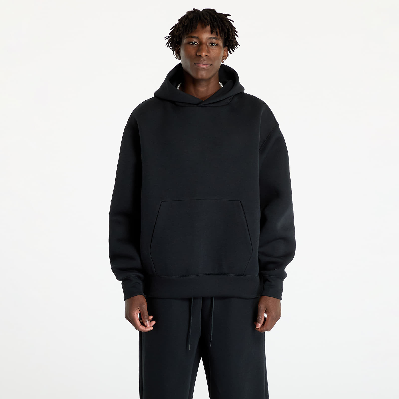 Mikina Nike Tech Reimagined Men's Fleece Hoodie Black/ Black M