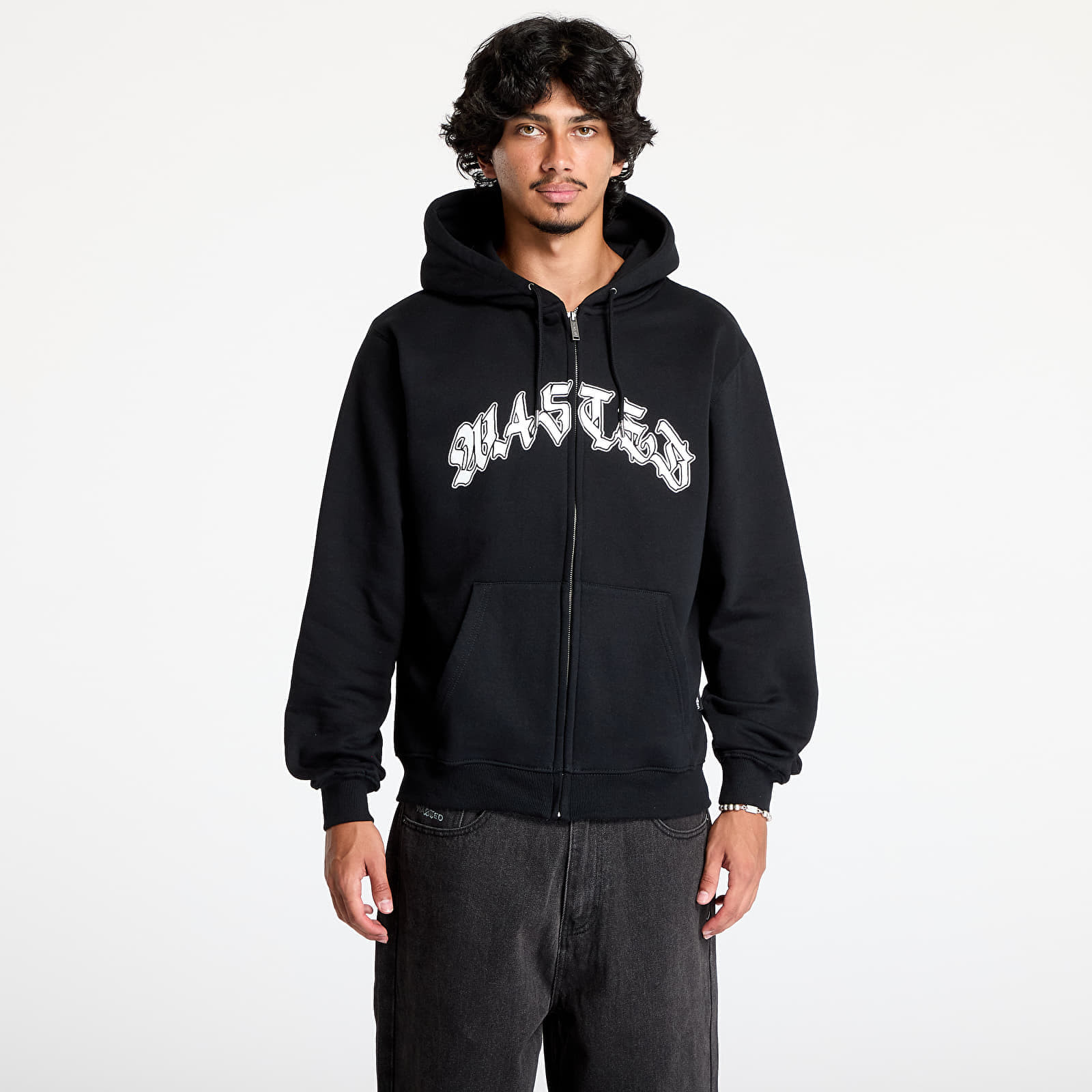 Mikina Wasted Paris Lethal Zip Hoodie Black L