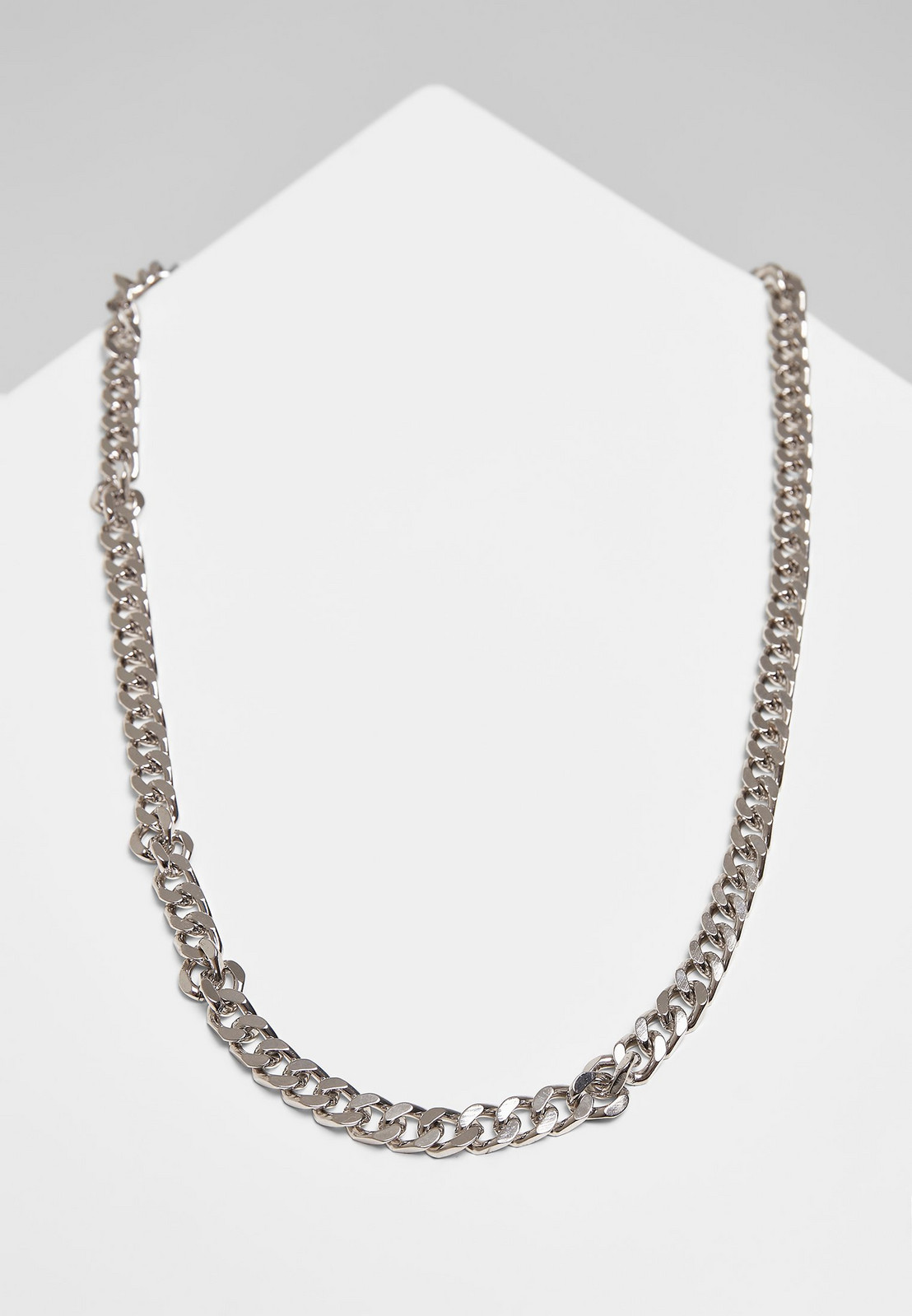 Long necklace Basic - silver colors