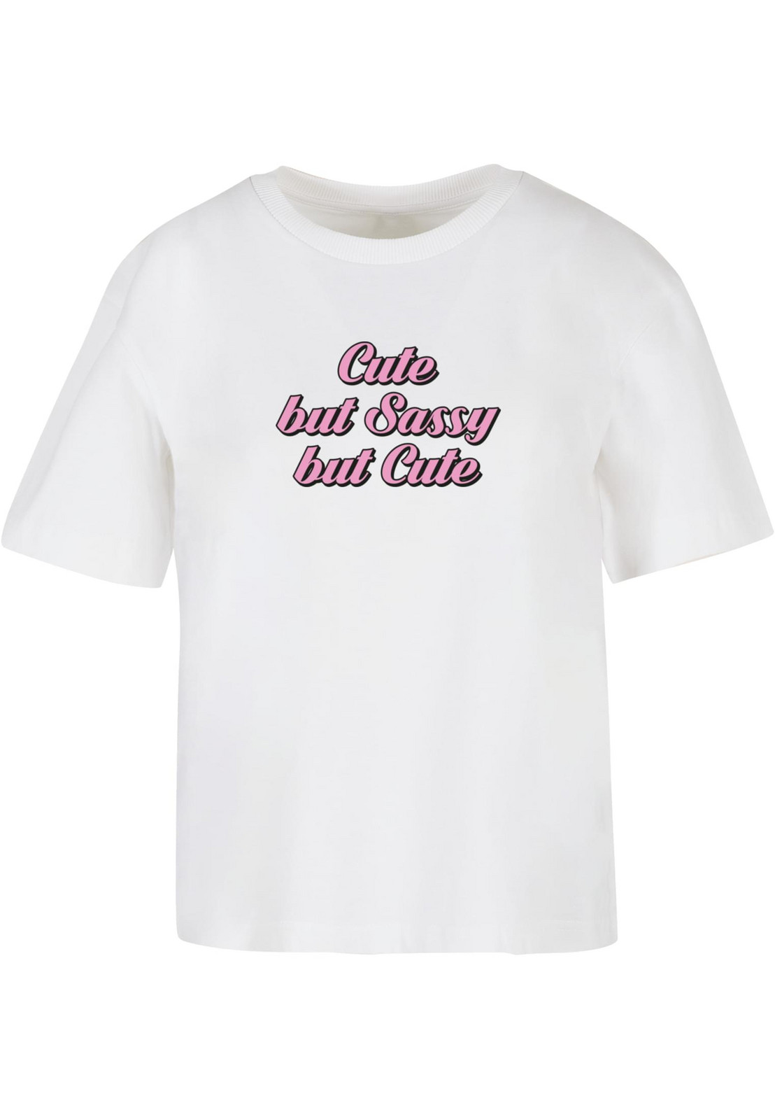 Women's T-shirt Cute But Sassy white