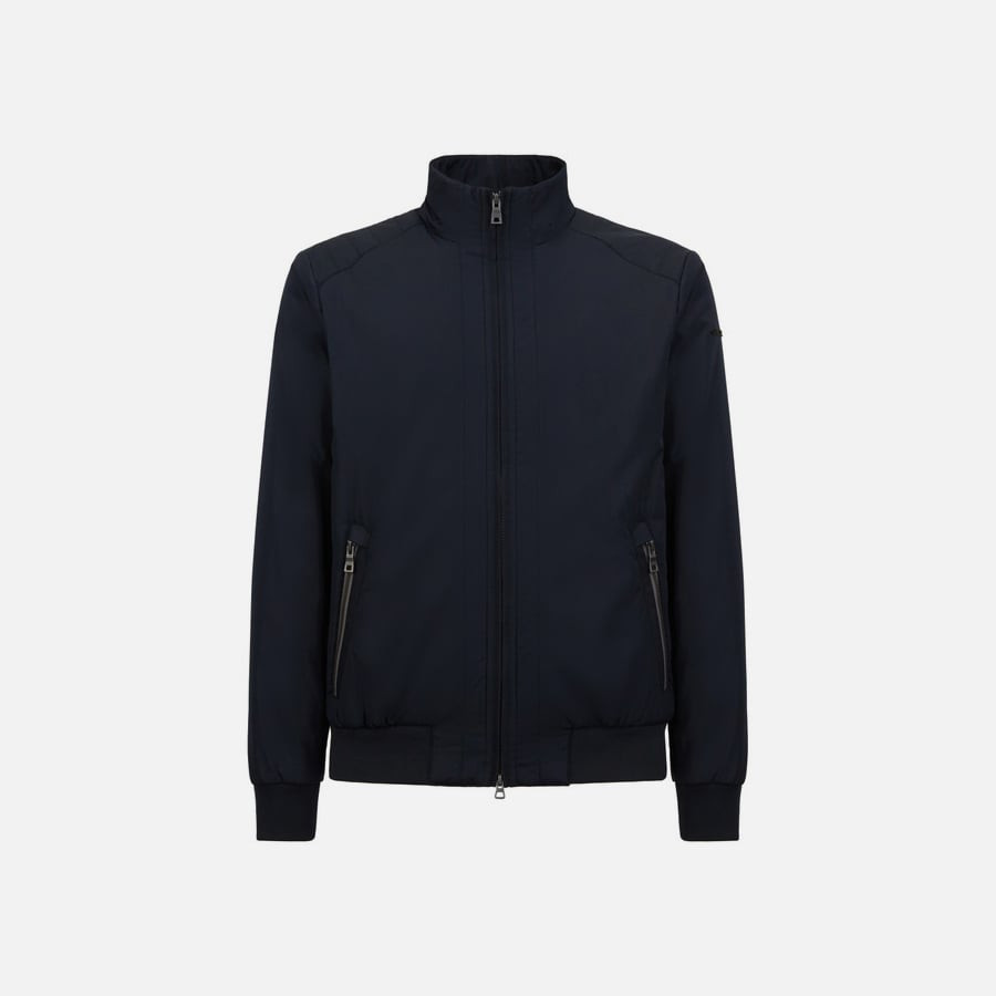 GEOX Dark blue men's down jacket Damiano - Men's