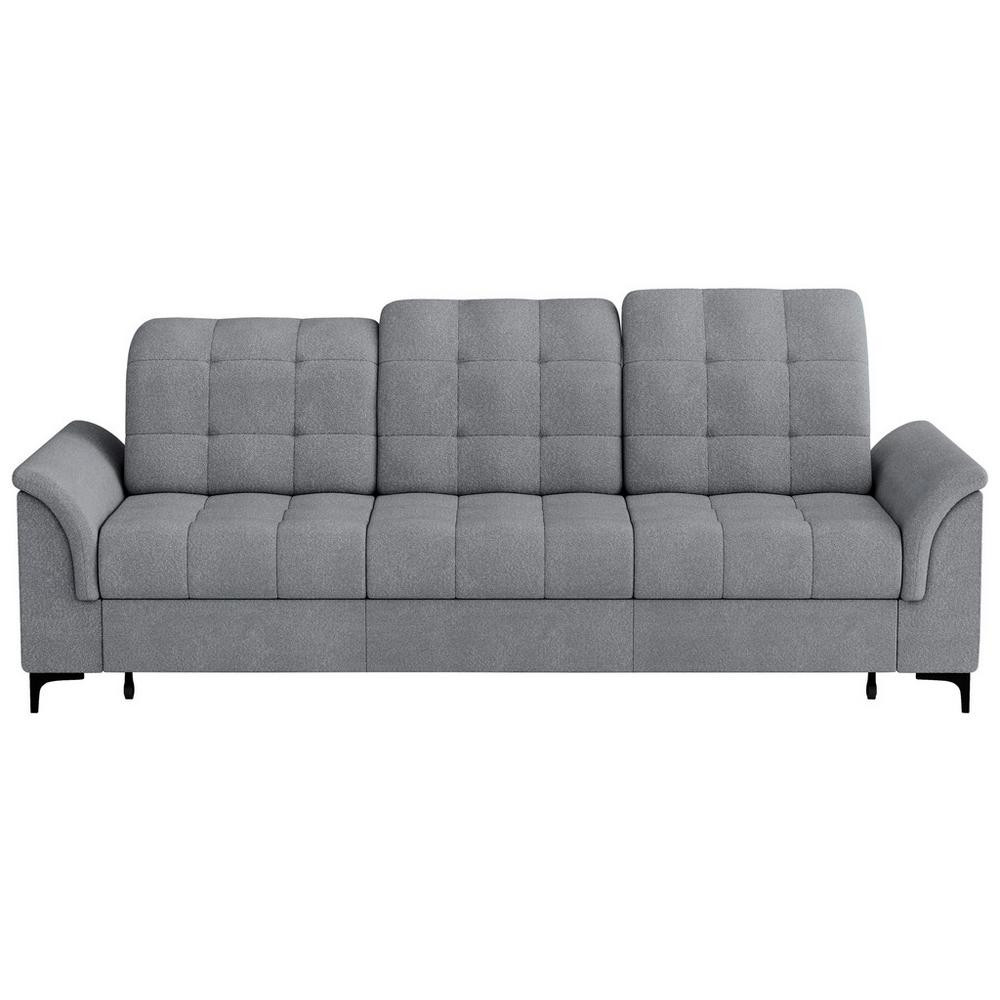 Rozkladacia pohovka LOA 3-sedák, sivá