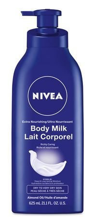 Nivea Body Milk telové mlieko s pumpičkou 625ml