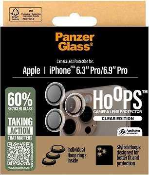 PanzerGlass Hoops Apple iPhone 16 Pro/16 Pro Max číre