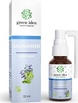 GREEN IDEA Salviagreen – ústny sprej 25 ml