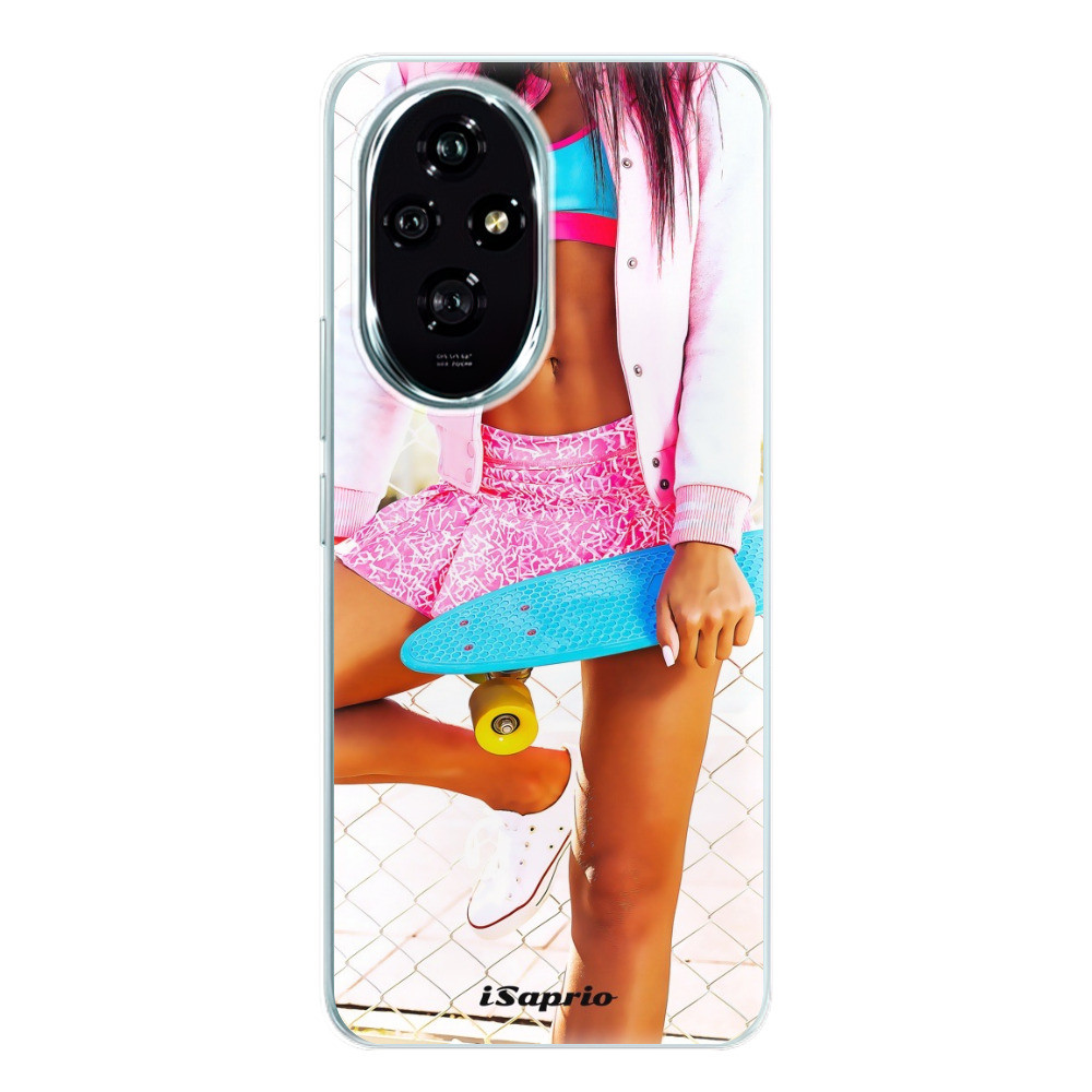Odolné silikónové puzdro iSaprio - Skate girl 01 - Honor 200