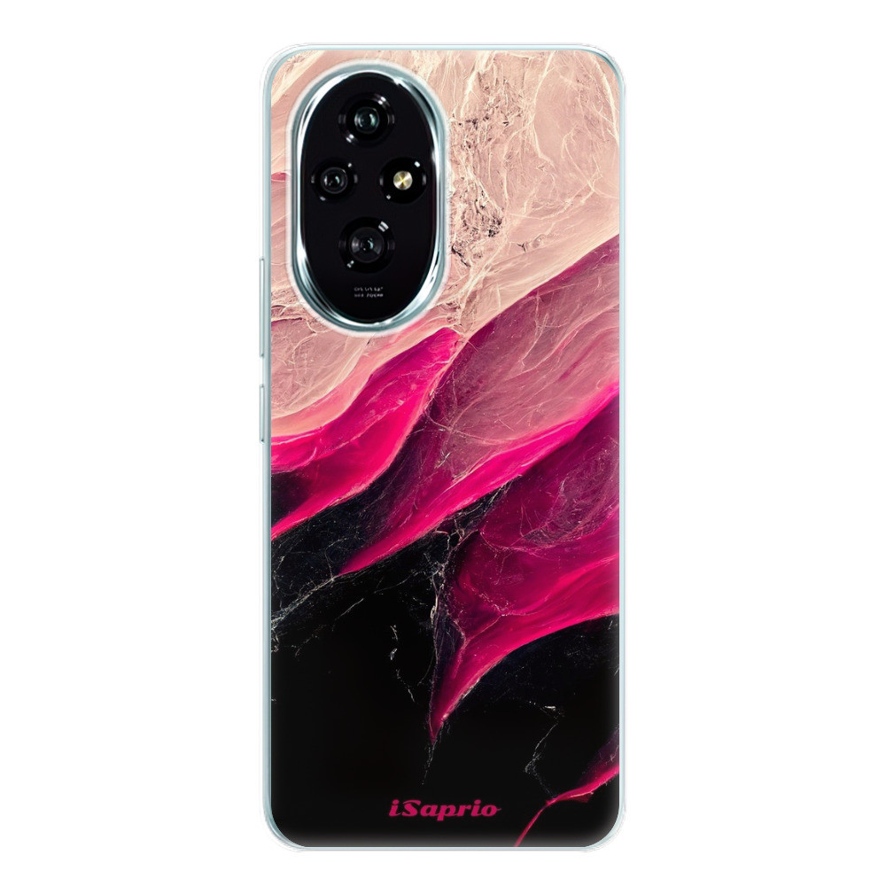 Odolné silikónové puzdro iSaprio - Black and Pink - Honor 200