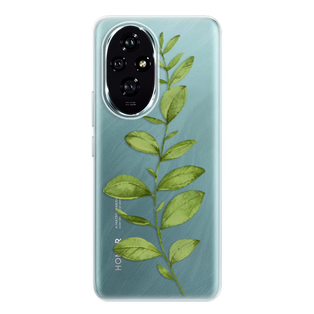 Odolné silikónové puzdro iSaprio - Green Plant 01 - Honor 200