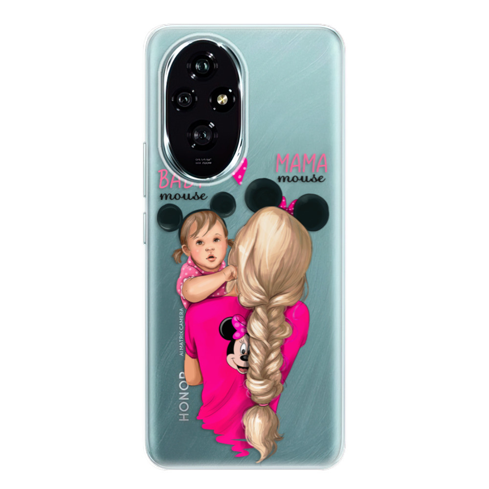 Odolné silikónové puzdro iSaprio - Mama Mouse Blond and Girl - Honor 200