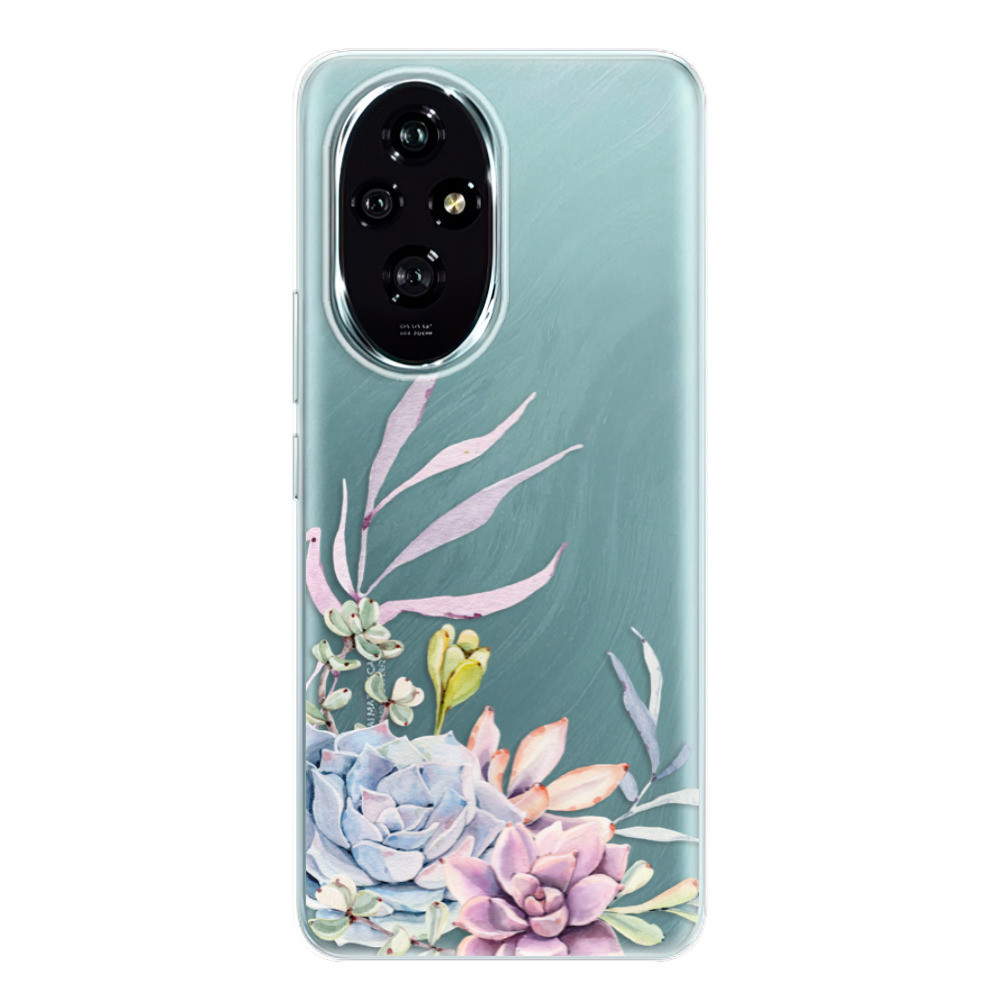 Odolné silikónové puzdro iSaprio - Succulent 01 - Honor 200
