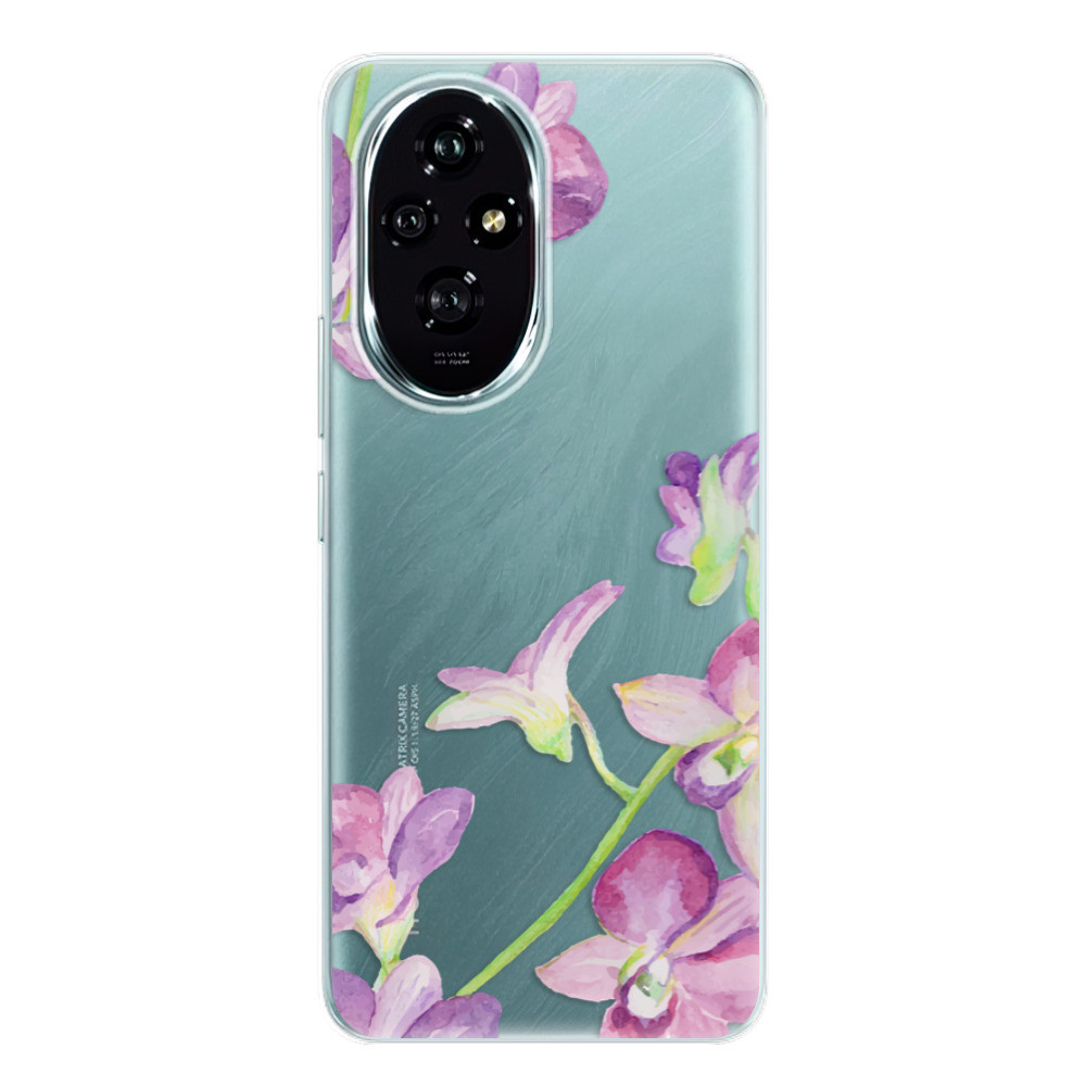 Odolné silikónové puzdro iSaprio - Purple Orchid - Honor 200