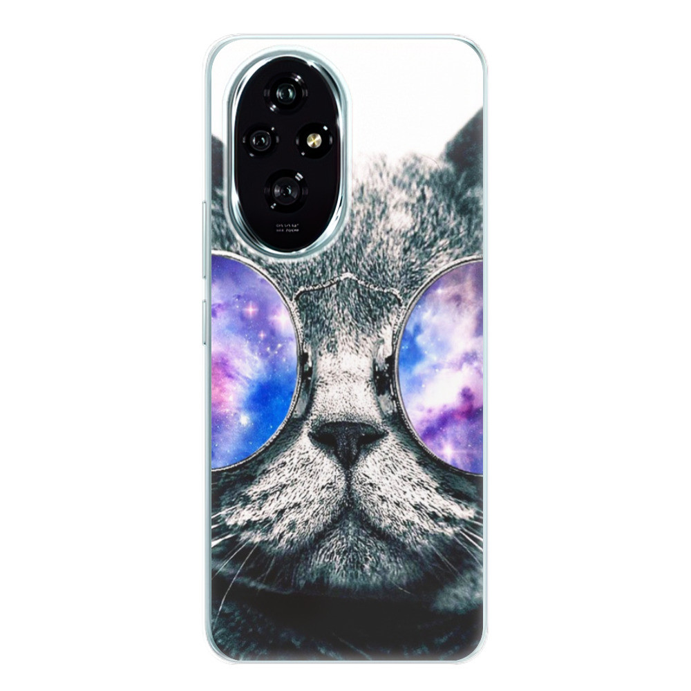 Odolné silikónové puzdro iSaprio - Galaxy Cat - Honor 200