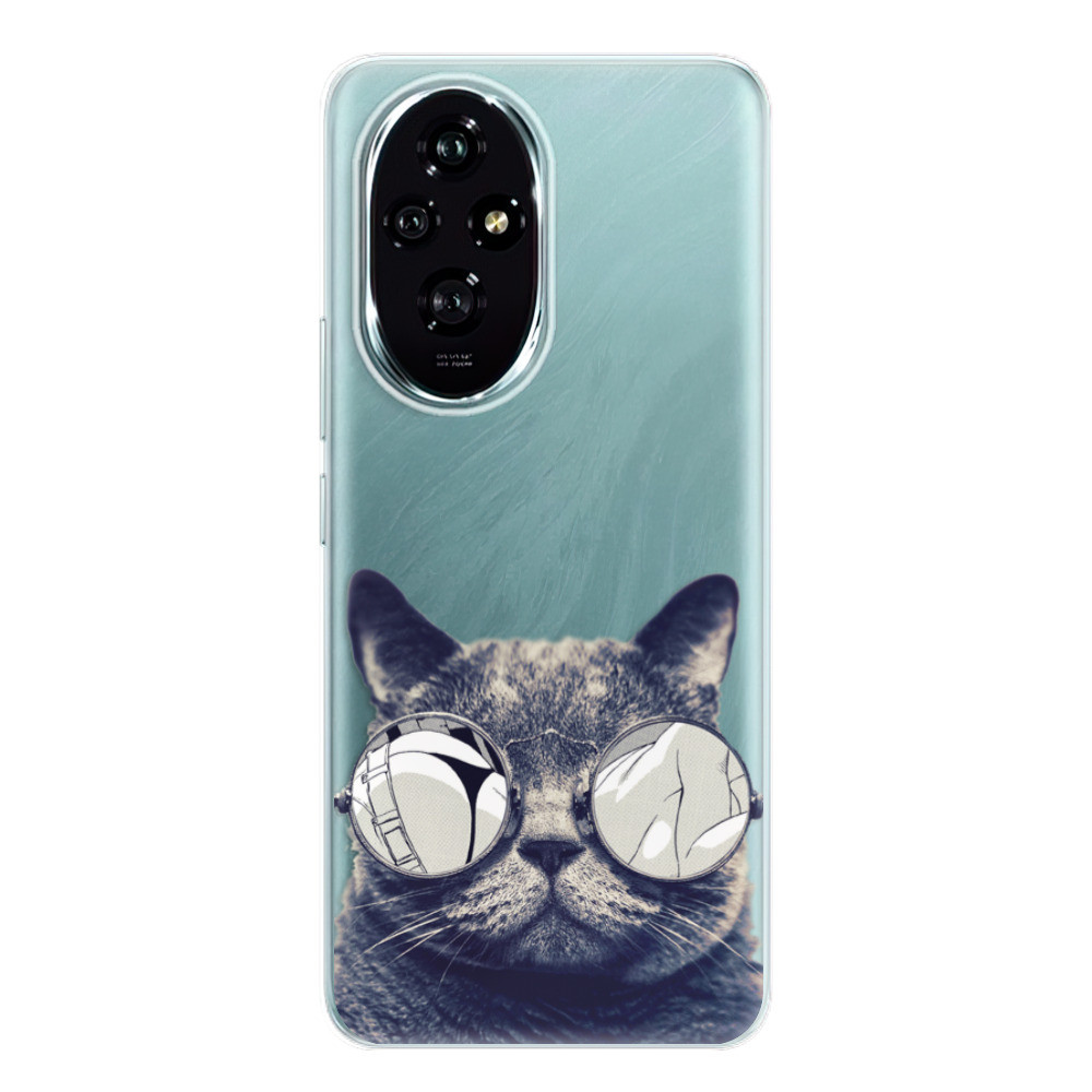 Odolné silikónové puzdro iSaprio - Crazy Cat 01 - Honor 200