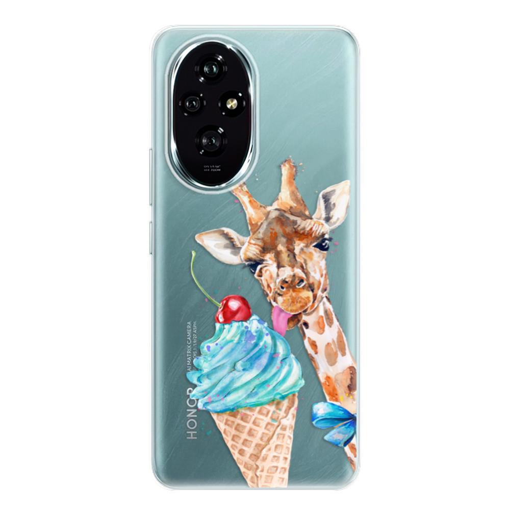 Odolné silikónové puzdro iSaprio - Love Ice-Cream - Honor 200