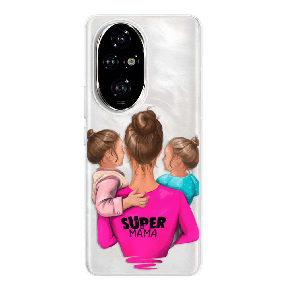 Odolné silikónové puzdro iSaprio - Super Mama - Two Girls - Honor 200 Pro