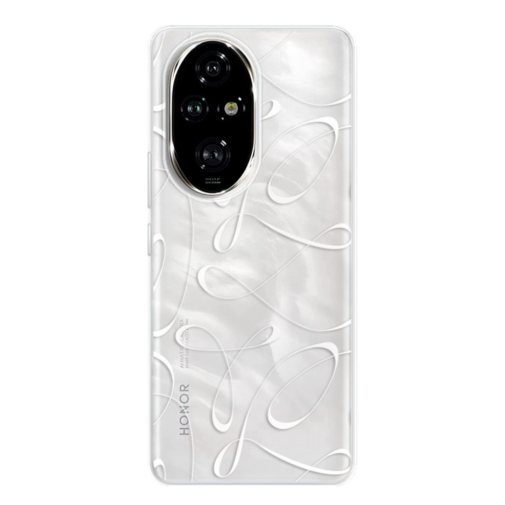 Odolné silikónové puzdro iSaprio - Fancy - white - Honor 200 Pro
