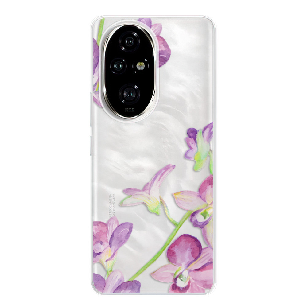 Odolné silikónové puzdro iSaprio - Purple Orchid - Honor 200 Pro