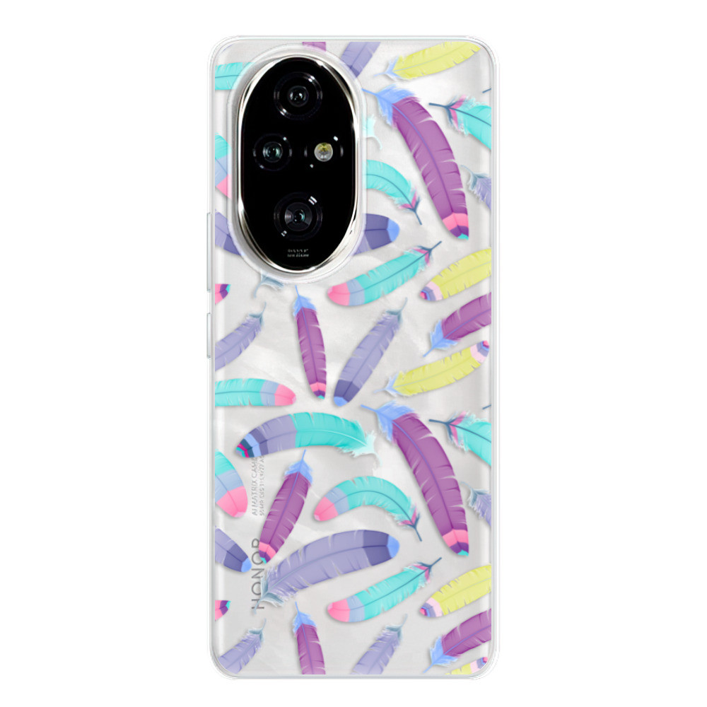Odolné silikónové puzdro iSaprio - Feather Pattern 01 - Honor 200 Pro