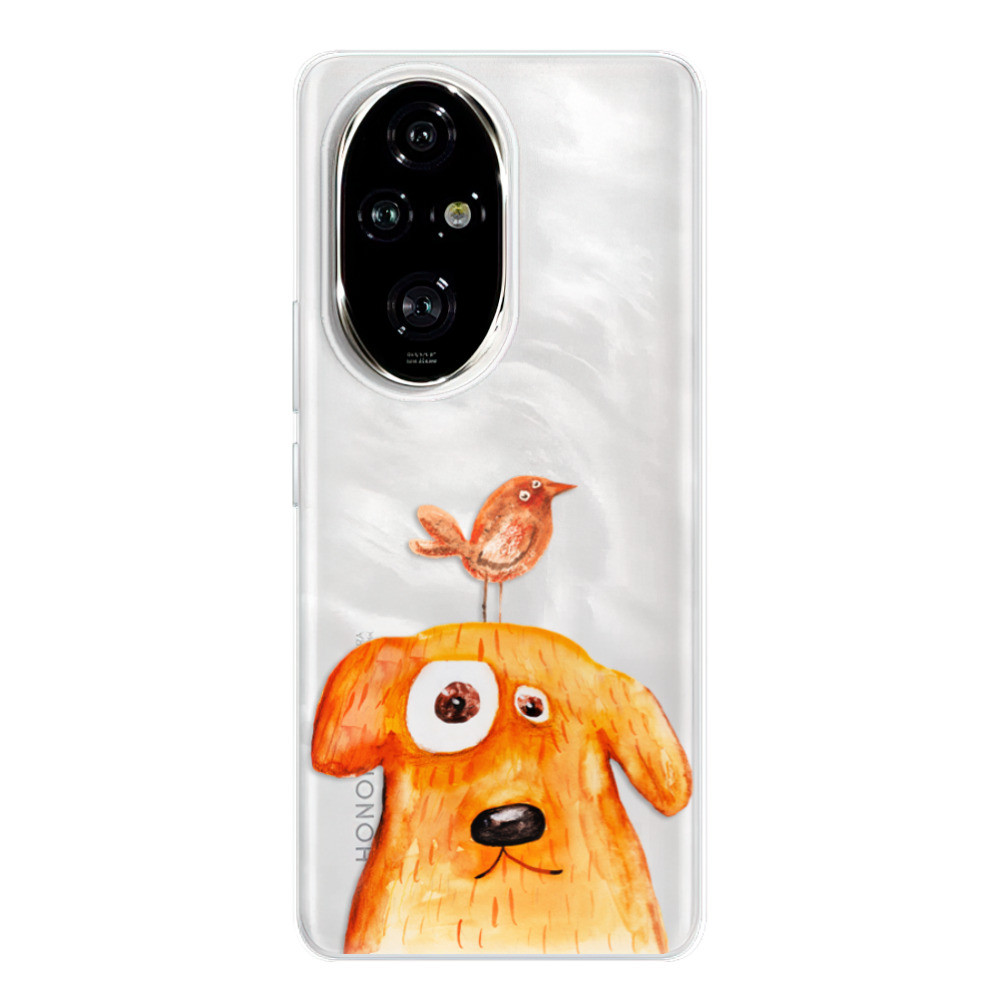 Odolné silikónové puzdro iSaprio - Dog And Bird - Honor 200 Pro