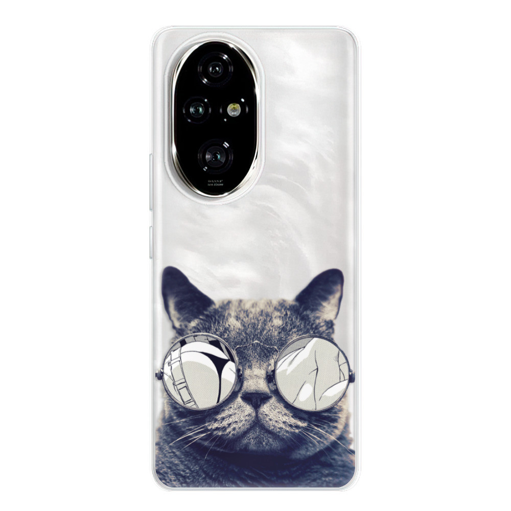 Odolné silikónové puzdro iSaprio - Crazy Cat 01 - Honor 200 Pro