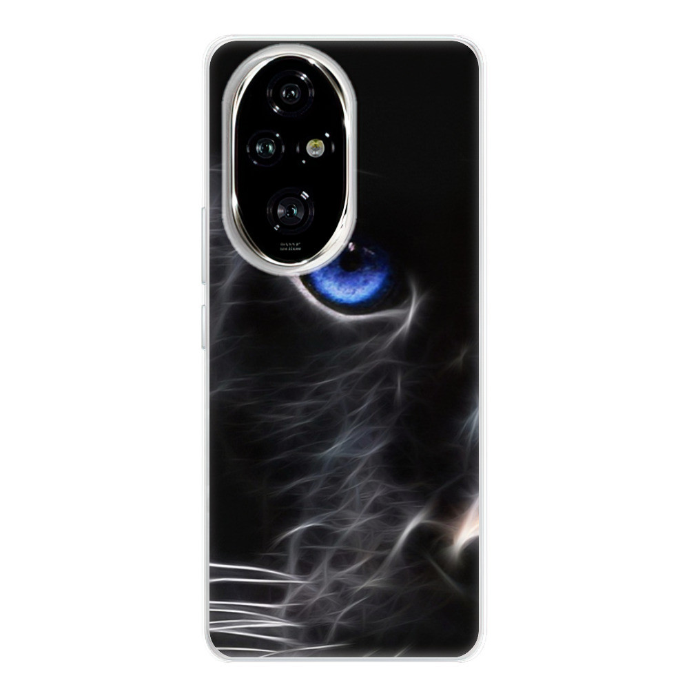 Odolné silikónové puzdro iSaprio - Black Puma - Honor 200 Pro