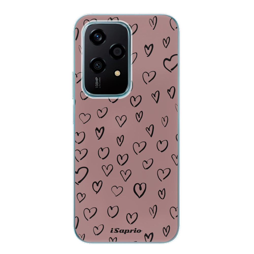 Odolné silikónové puzdro iSaprio - Heart Dark - Honor 200 Lite