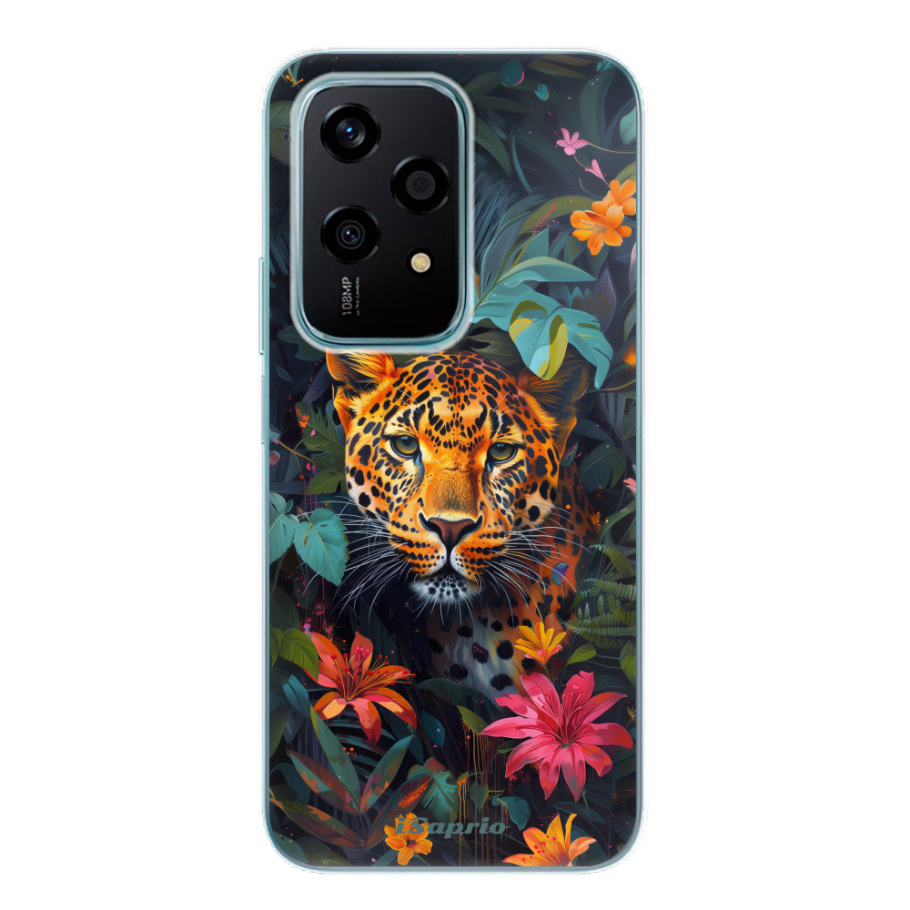 Odolné silikónové puzdro iSaprio - Flower Jaguar - Honor 200 Lite