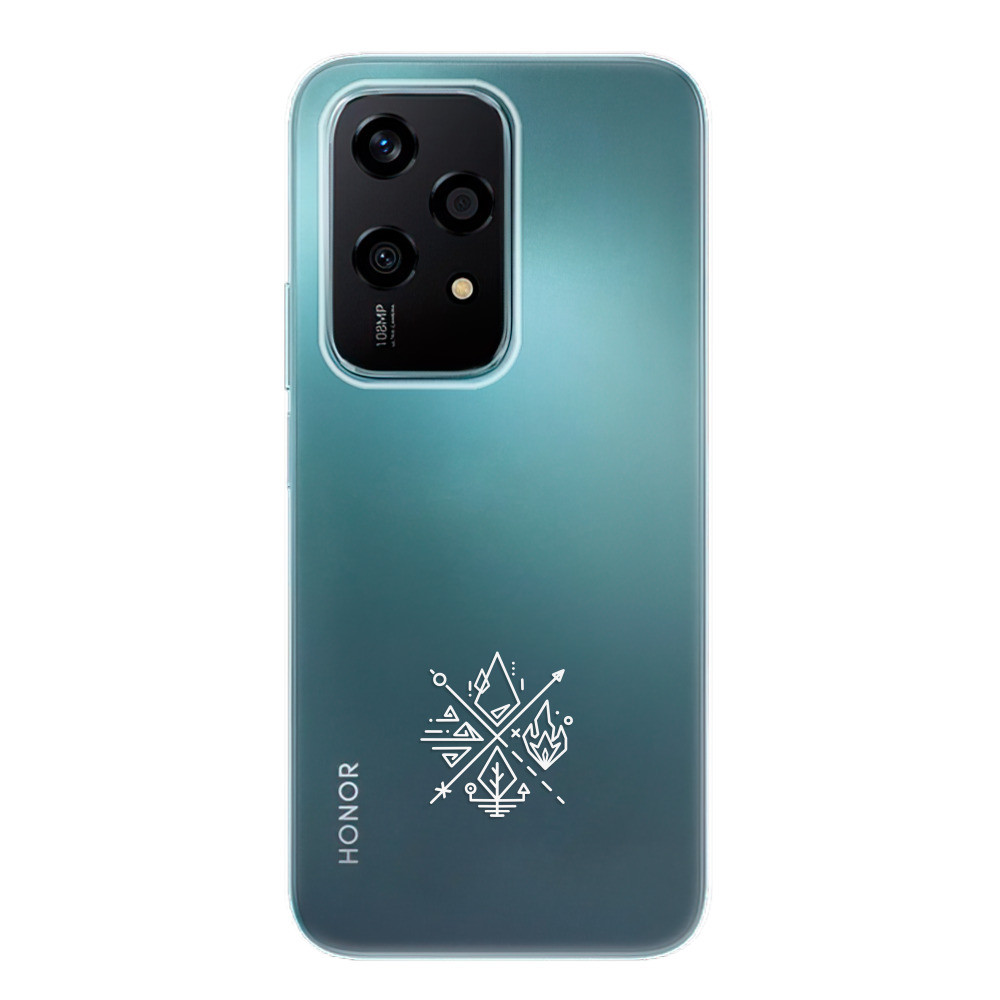 Odolné silikónové puzdro iSaprio - čiré - Elements - Honor 200 Lite