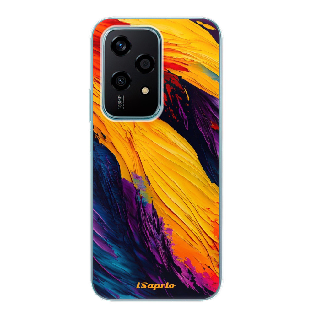 Odolné silikónové puzdro iSaprio - Orange Paint - Honor 200 Lite