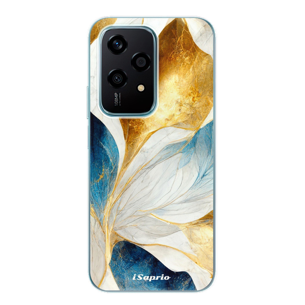 Odolné silikónové puzdro iSaprio - Blue Leaves - Honor 200 Lite