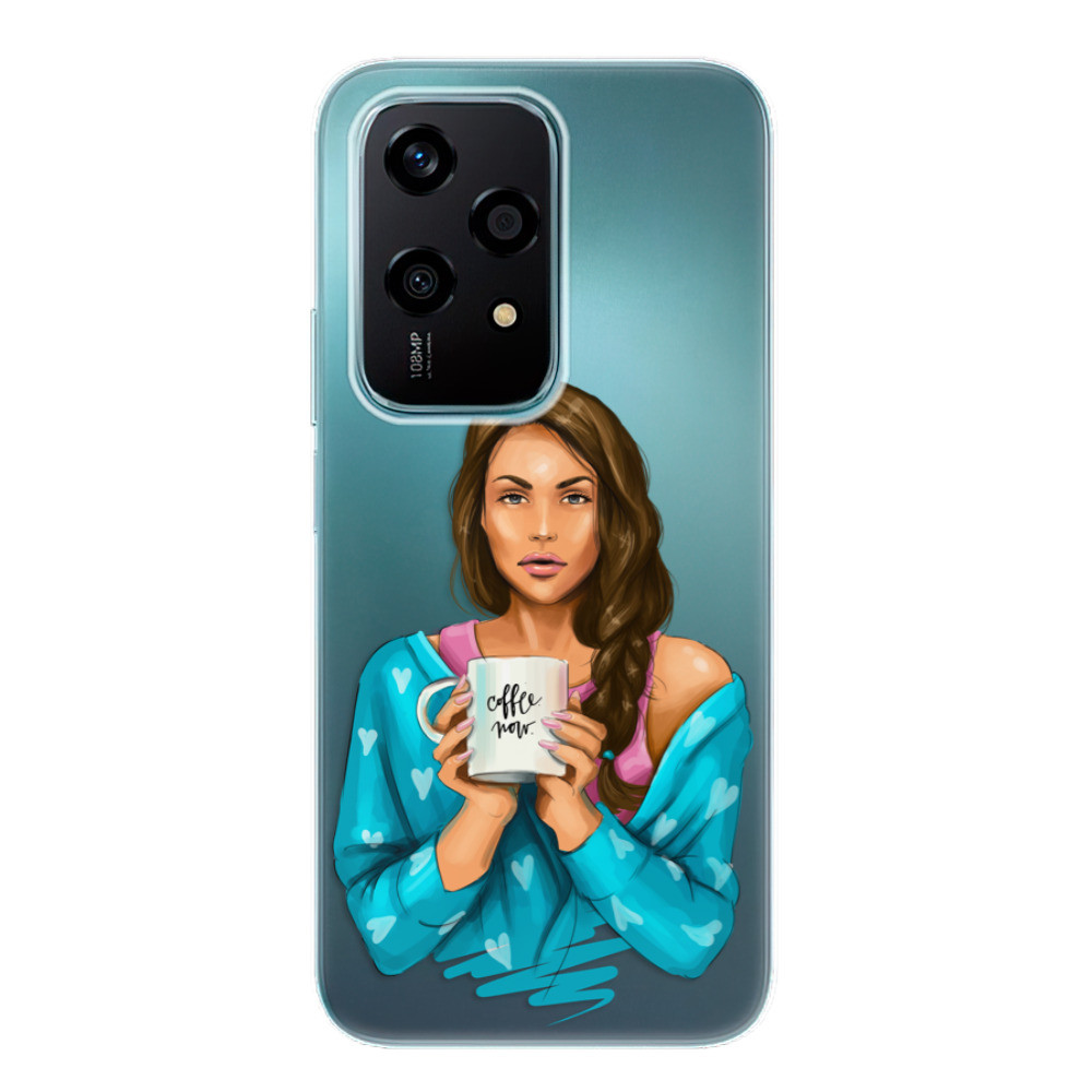 Odolné silikónové puzdro iSaprio - Coffe Now - Brunette - Honor 200 Lite