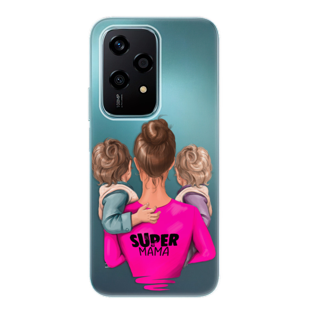 Odolné silikónové puzdro iSaprio - Super Mama - Two Boys - Honor 200 Lite