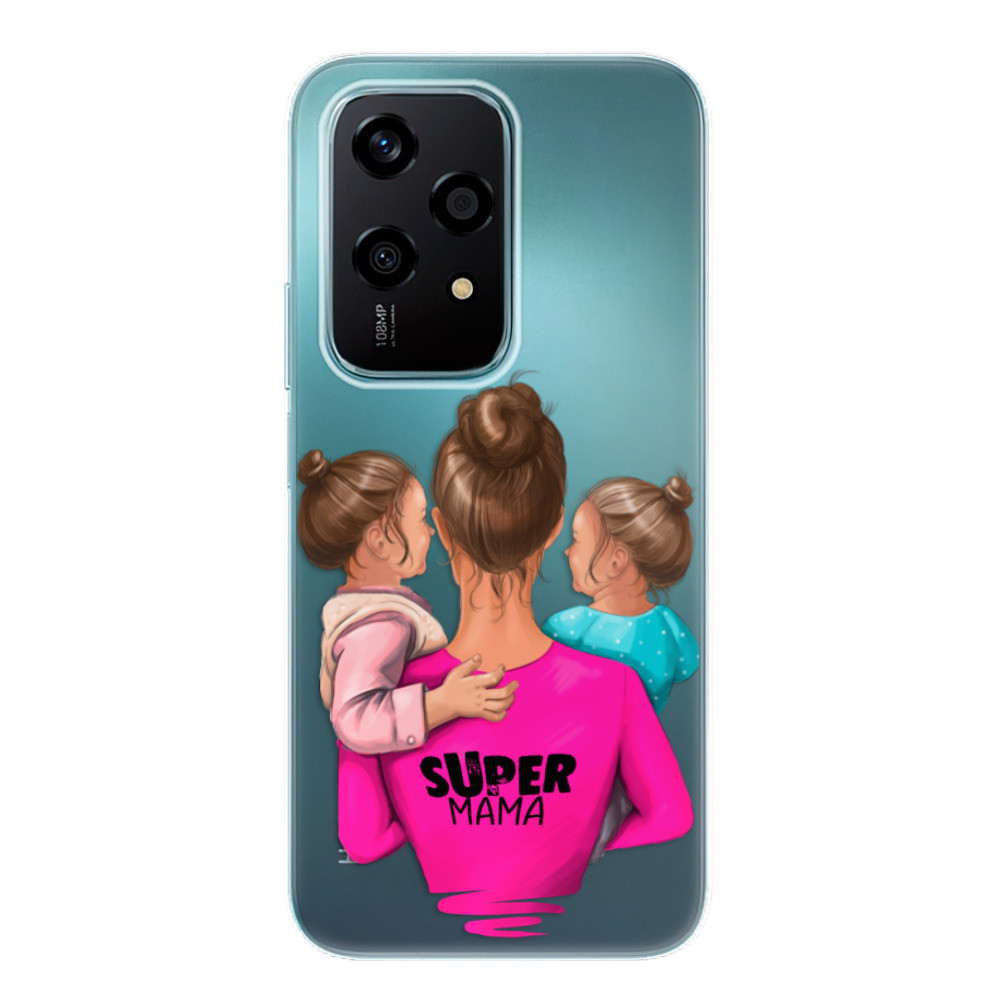Odolné silikónové puzdro iSaprio - Super Mama - Two Girls - Honor 200 Lite