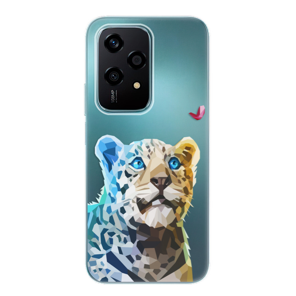 Odolné silikónové puzdro iSaprio - Leopard With Butterfly - Honor 200 Lite