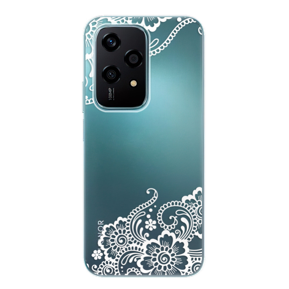 Odolné silikónové puzdro iSaprio - White Lace 02 - Honor 200 Lite