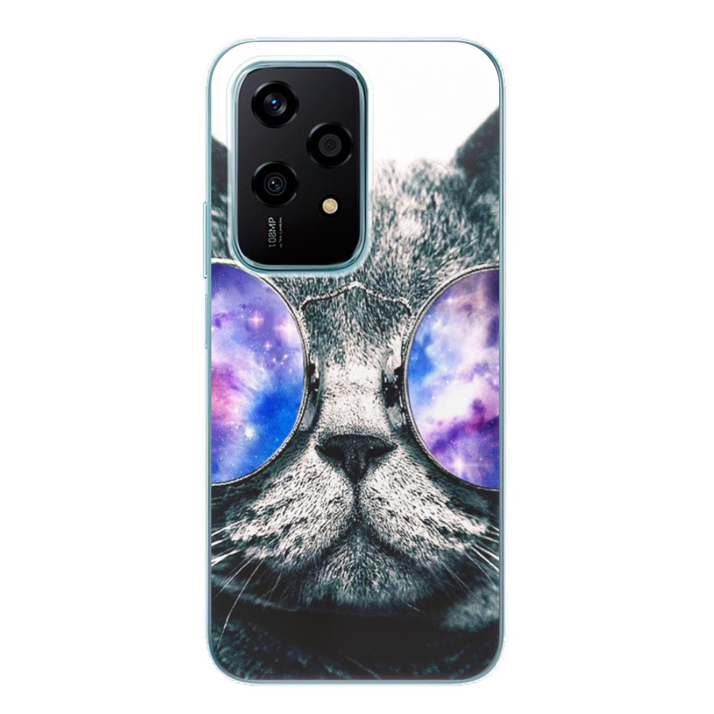 Odolné silikónové puzdro iSaprio - Galaxy Cat - Honor 200 Lite