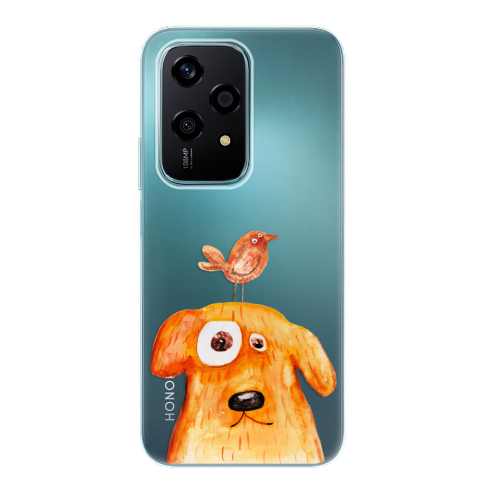 Odolné silikónové puzdro iSaprio - Dog And Bird - Honor 200 Lite