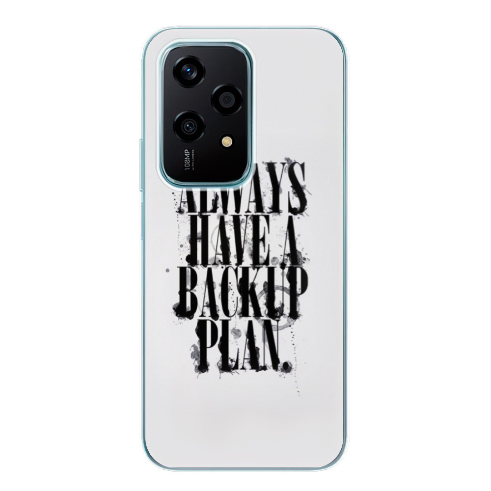 Odolné silikónové puzdro iSaprio - Backup Plan - Honor 200 Lite