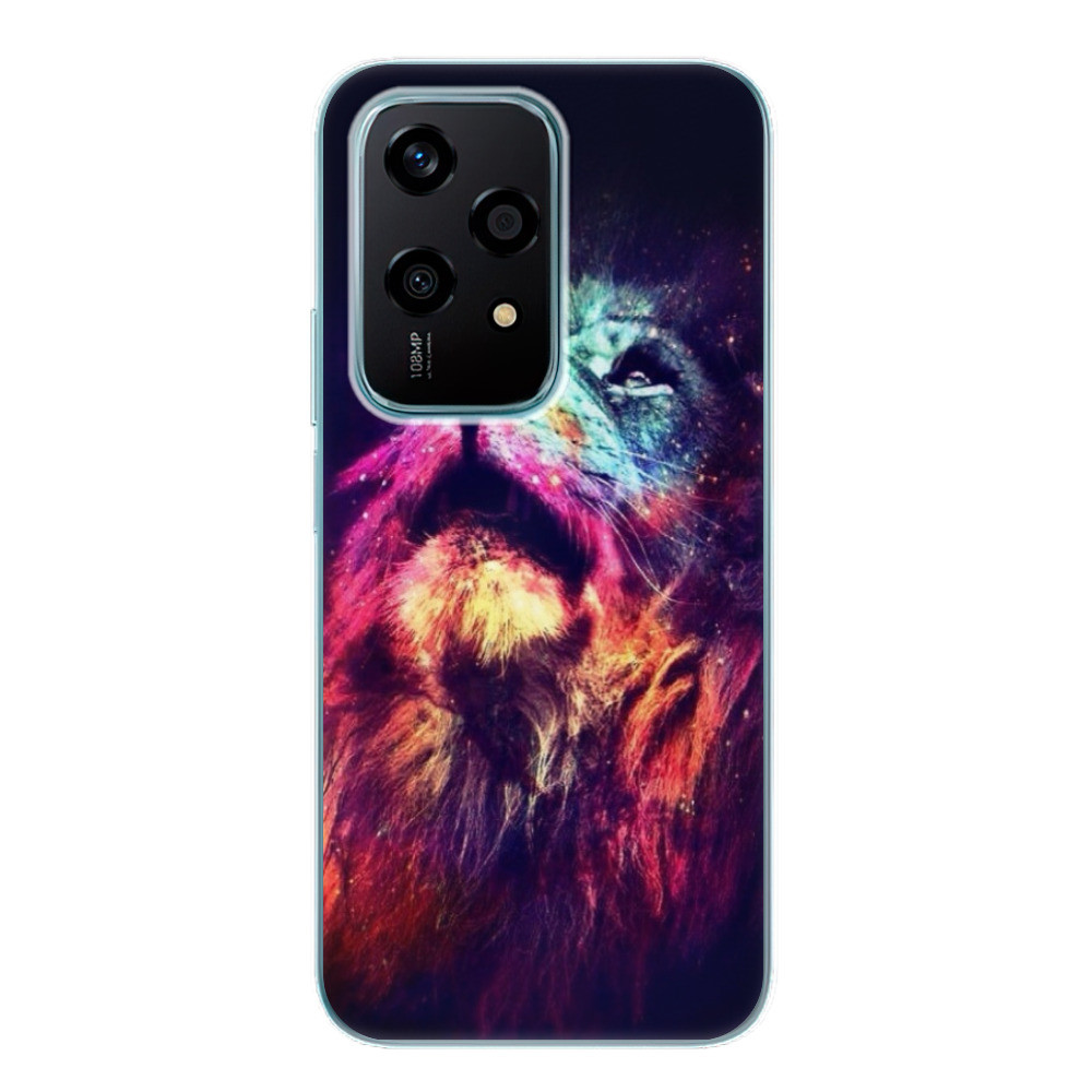 Odolné silikónové puzdro iSaprio - Lion in Colors - Honor 200 Lite