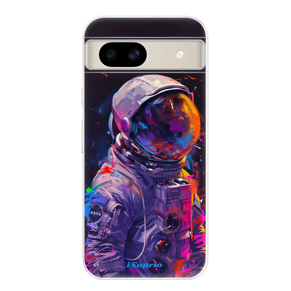 Odolné silikónové puzdro iSaprio - Neon Astronaut - Google Pixel 8a