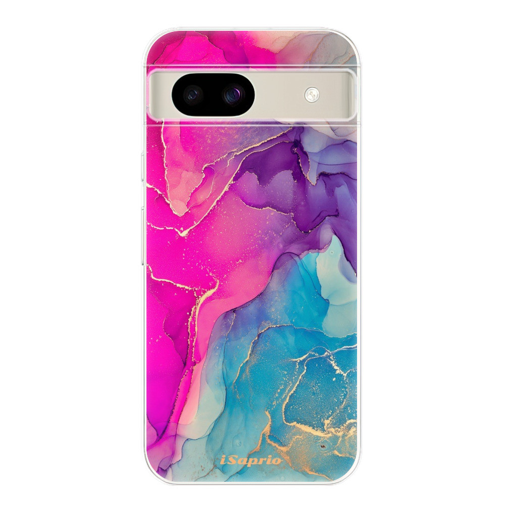 Odolné silikónové puzdro iSaprio - Purple Ink - Google Pixel 8a