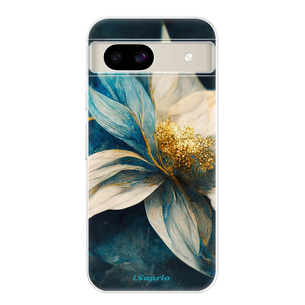 Odolné silikónové puzdro iSaprio - Blue Petals - Google Pixel 8a