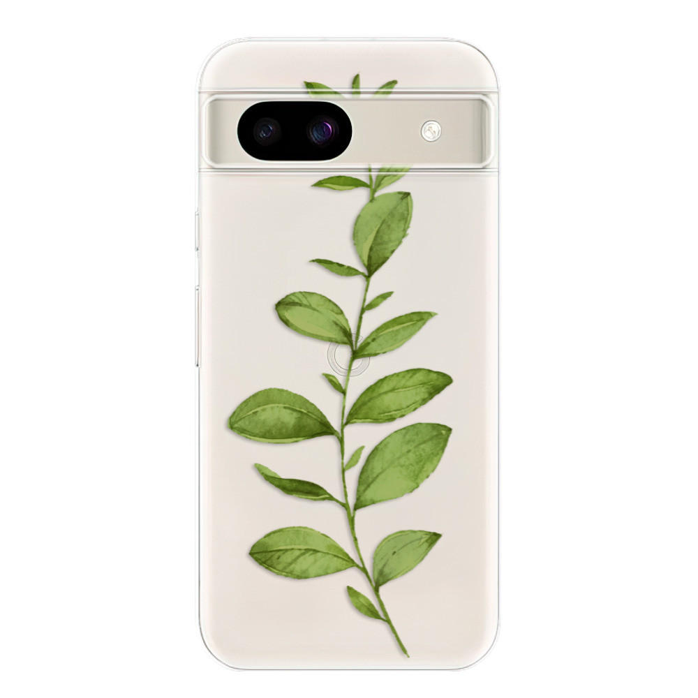 Odolné silikónové puzdro iSaprio - Green Plant 01 - Google Pixel 8a