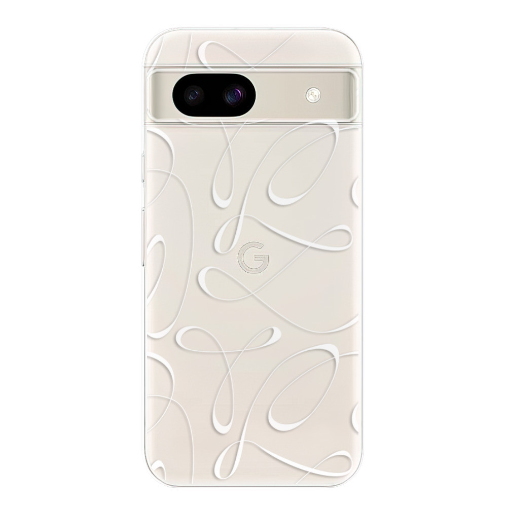 Odolné silikónové puzdro iSaprio - Fancy - white - Google Pixel 8a
