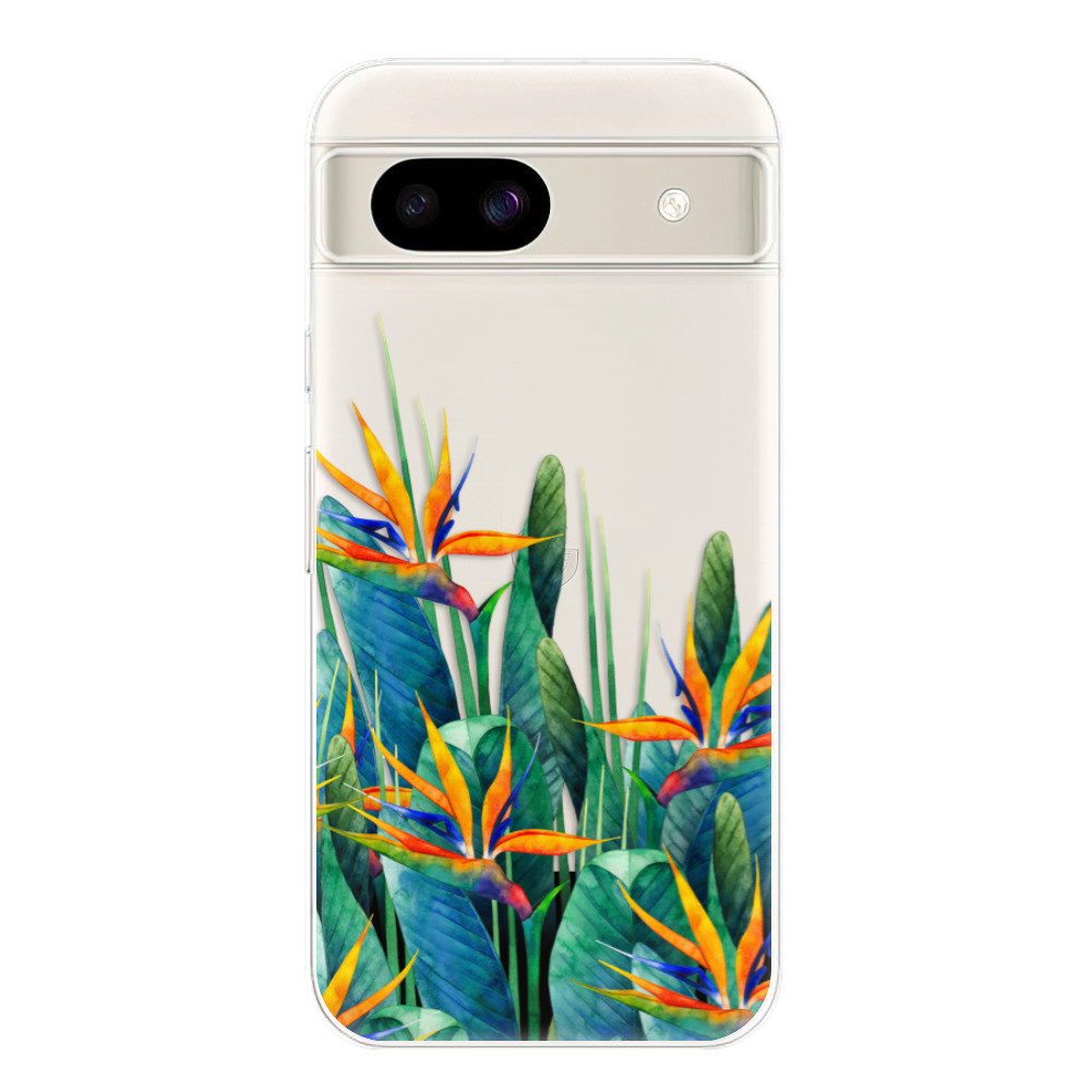 Odolné silikónové puzdro iSaprio - Exotic Flowers - Google Pixel 8a